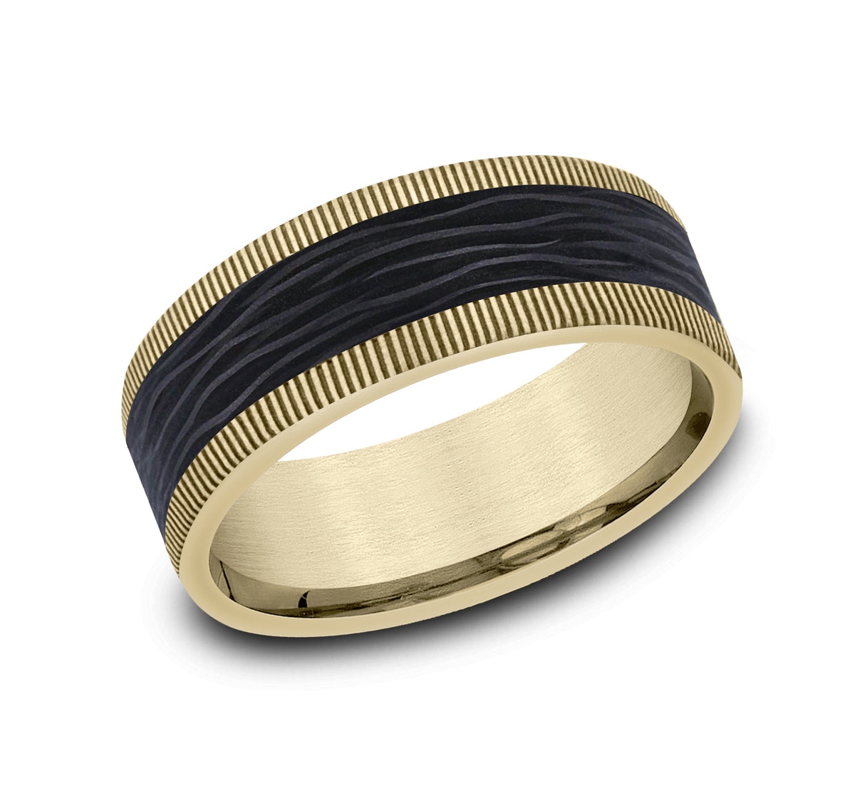 THE ZEPHYR - 14K Yellow Gold / Forged Carbon Fiber