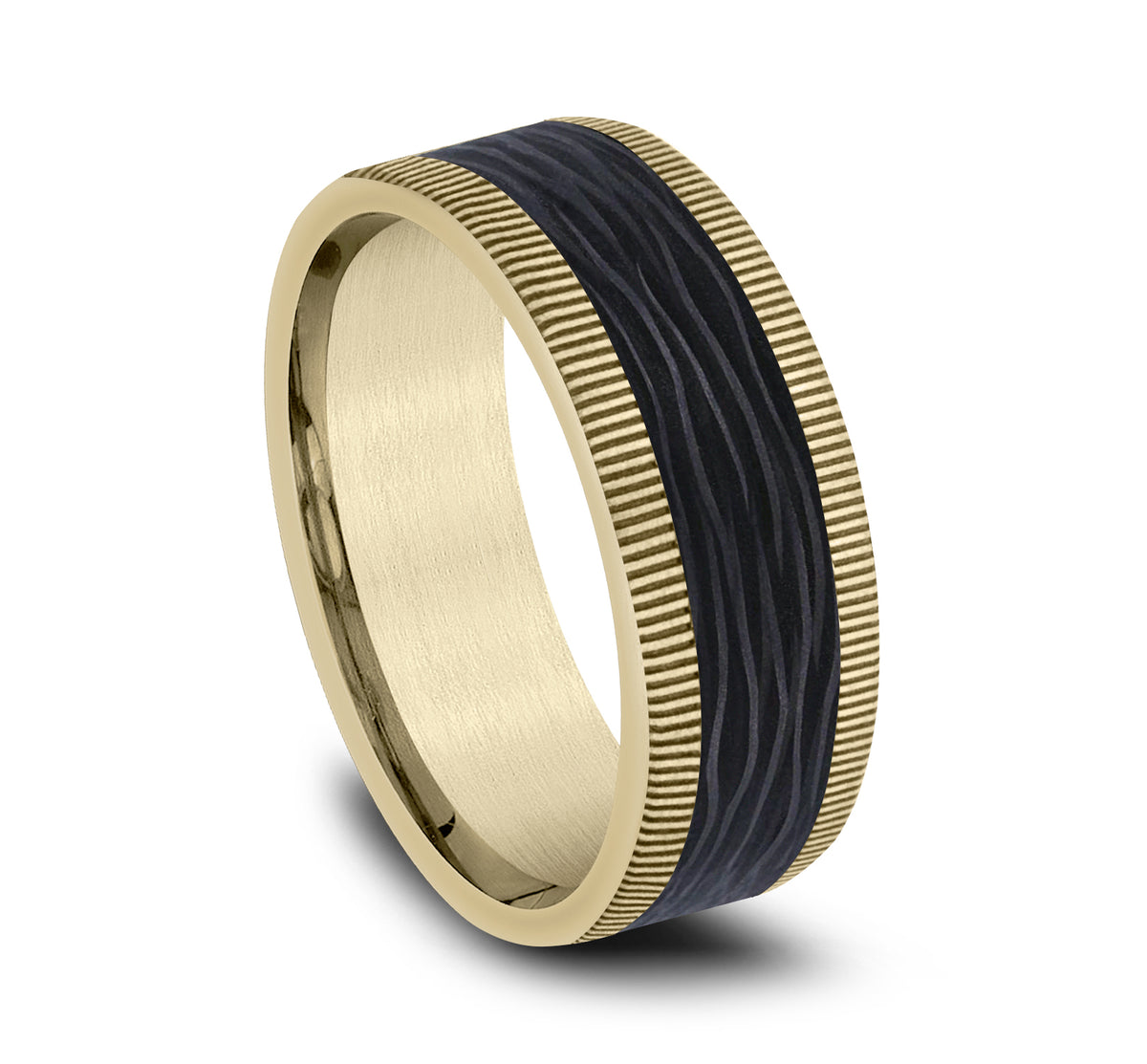 THE ZEPHYR - 14K Yellow Gold / Forged Carbon Fiber - image 2
