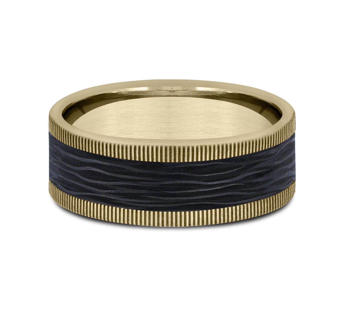 THE ZEPHYR - 14K Yellow Gold / Forged Carbon Fiber - image 3