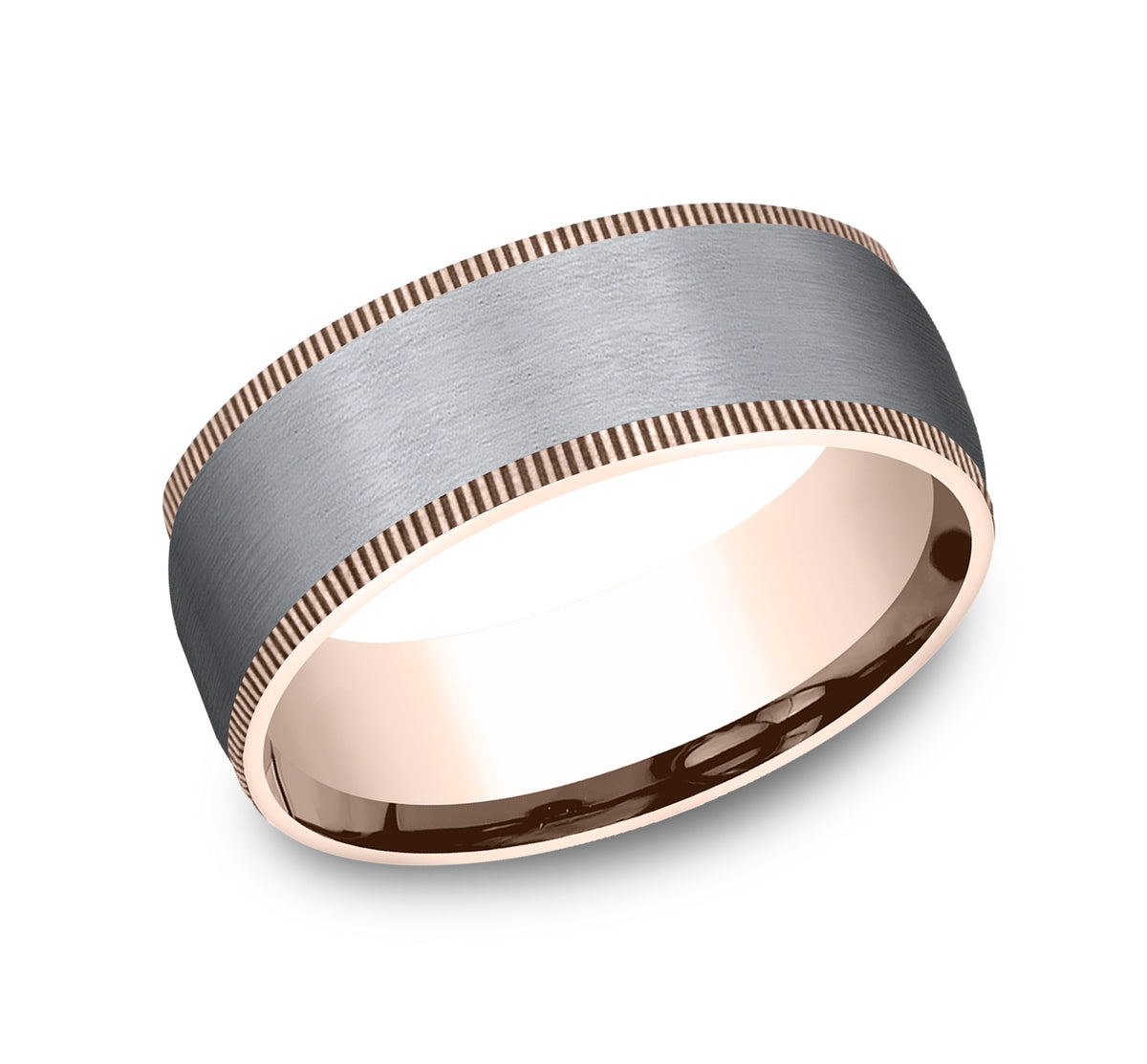 THE MENTOR - 14K Rose Gold / Grey Tantalum