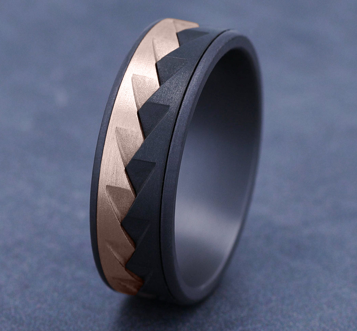 THE RANGE - Grey Tantalum, Black Titanium, / 14K Rose Gold - image 4