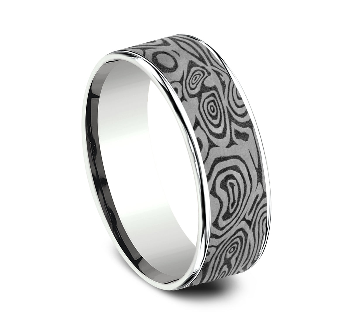 THE VORTEX - 14K White Gold / Grey Tantalum - image 2