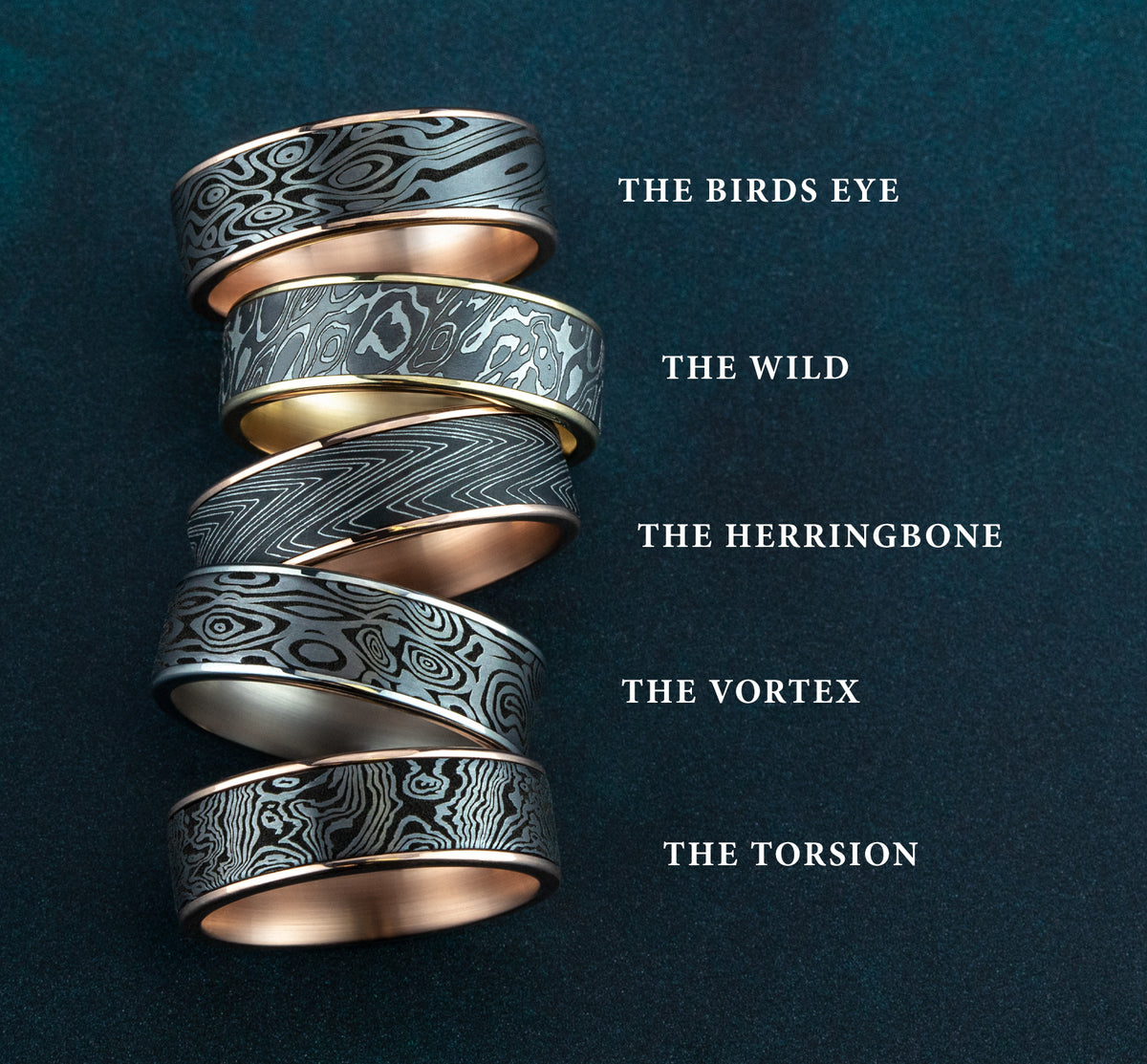 THE BIRDS EYE - 14K Rose Gold / Grey Tantalum - image 5