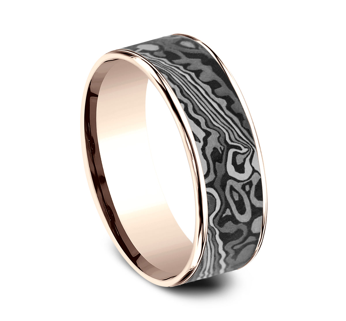 THE ACID ETCH - 14K Rose Gold / Grey Tantalum - image 2