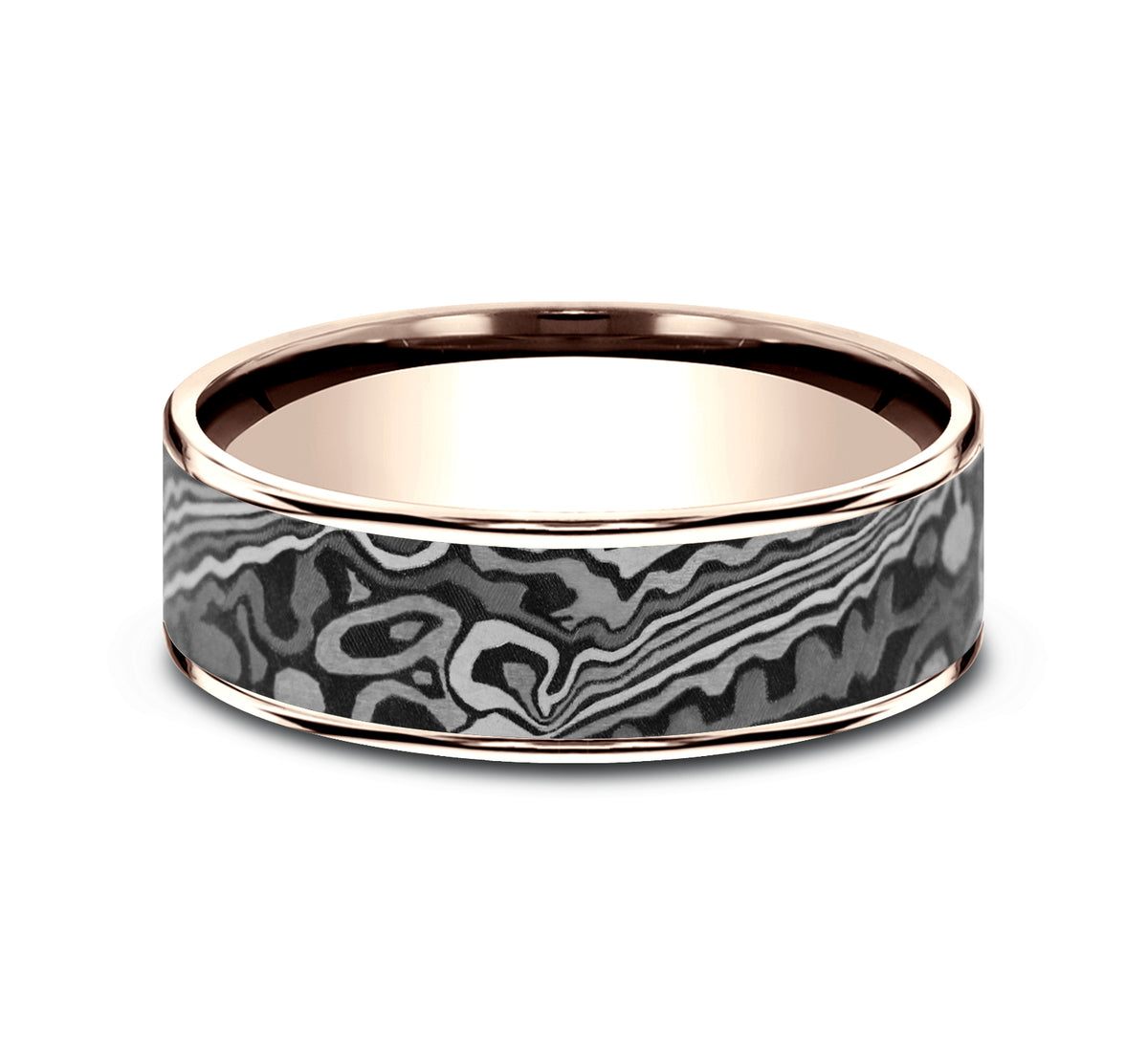 THE ACID ETCH - 14K Rose Gold / Grey Tantalum - image 3