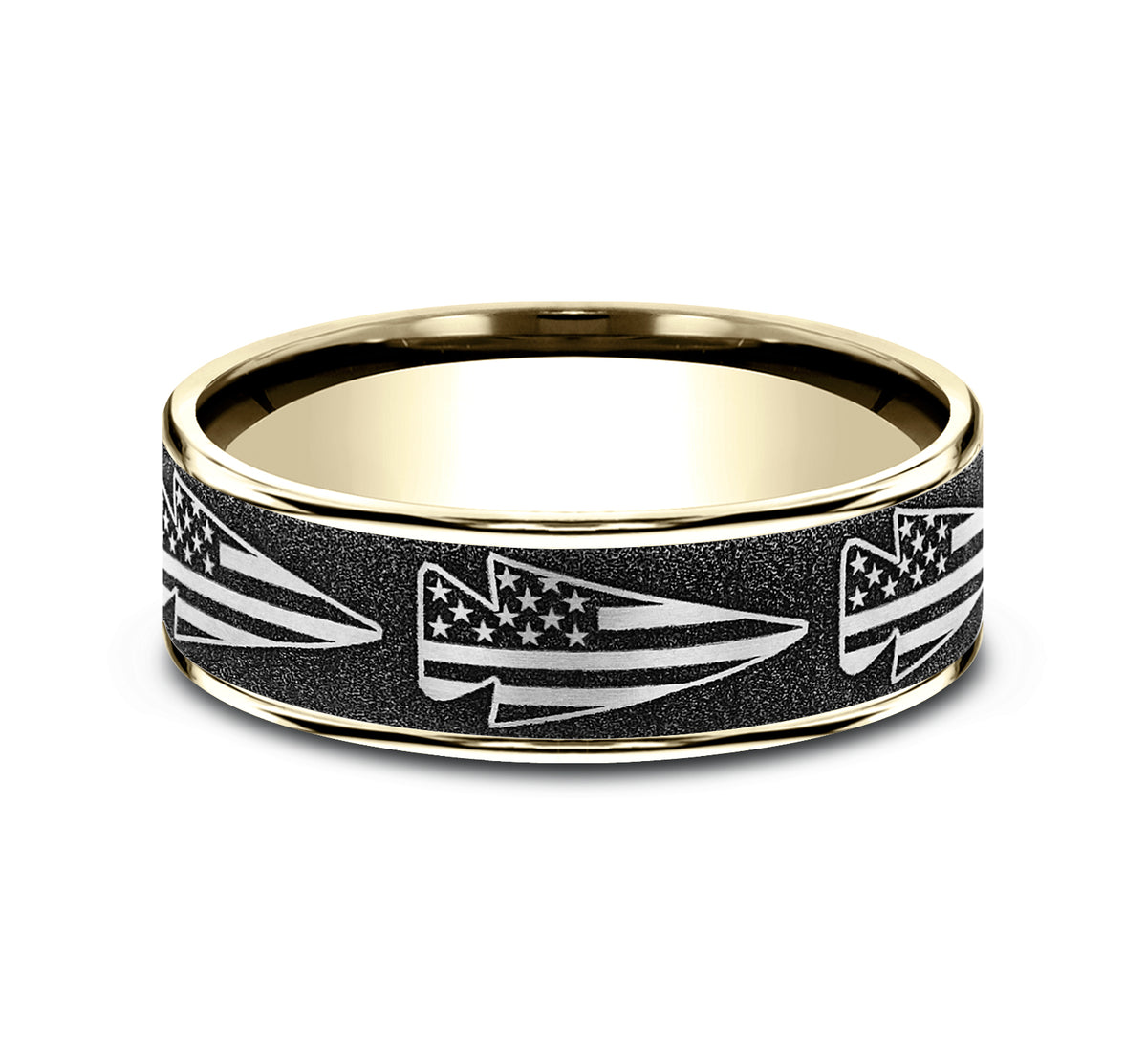 THE AMERICAN - 14K Yellow Gold / Grey-Black Titanium - image 3