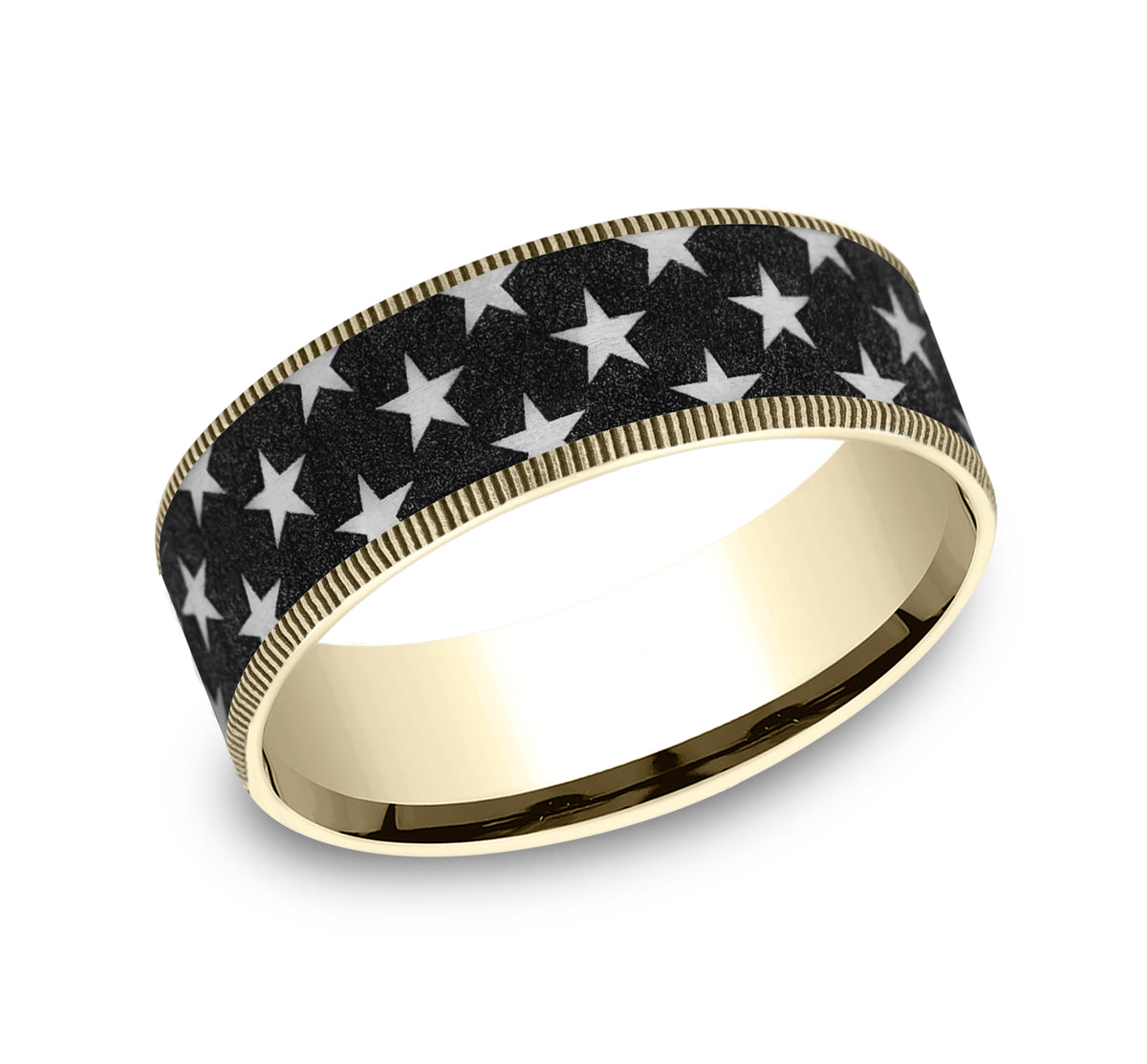 THE ANTHEM - 14K Yellow / Grey/Black Titanium