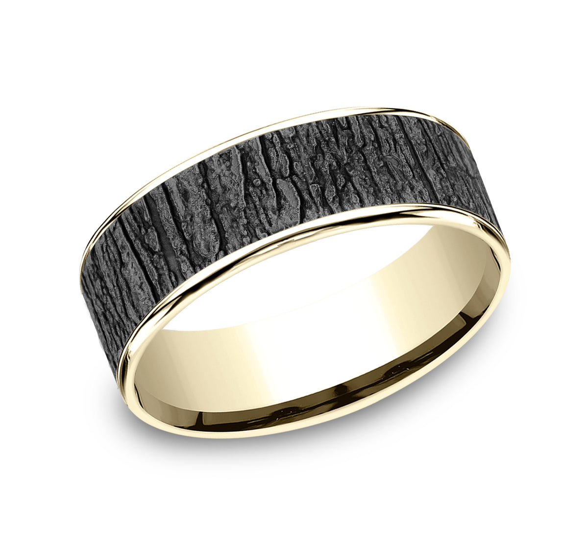 THE HAZEL - 14K Yellow Gold / Grey Tantalum