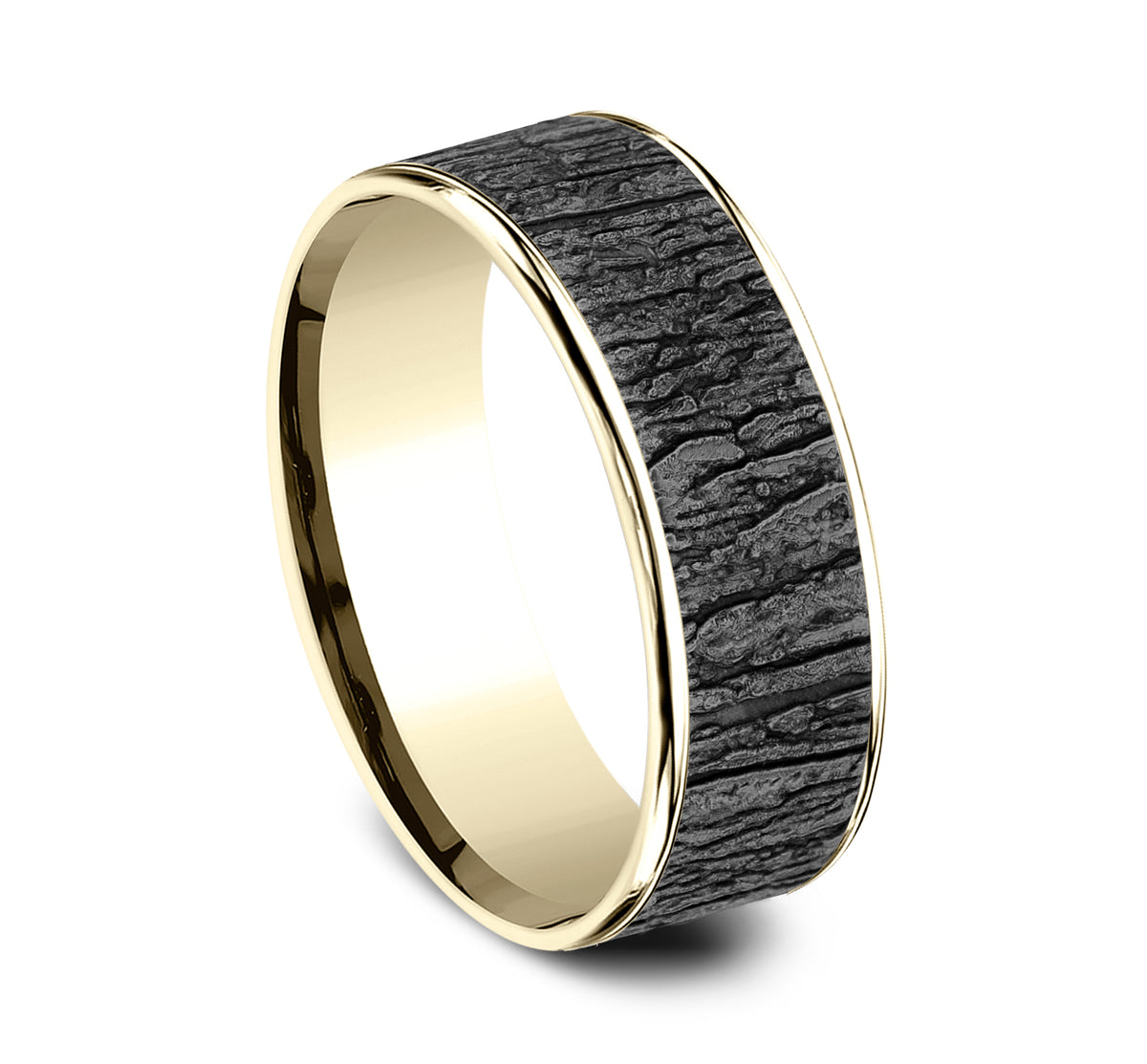 THE HAZEL - 14K Yellow Gold / Grey Tantalum - image 2