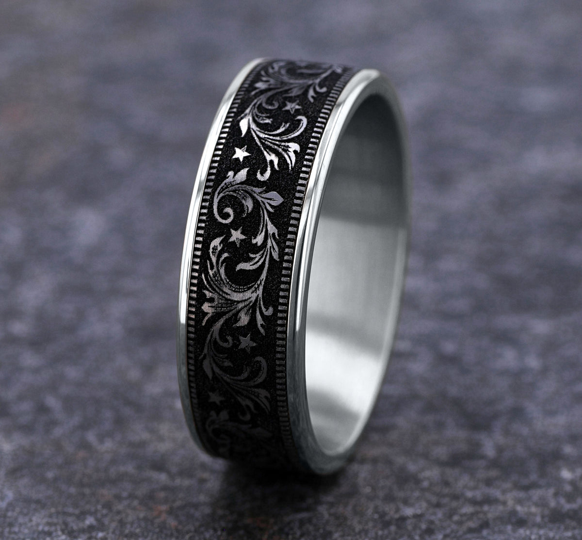THE SPUR - 14K White Gold / Grey/Black Titanium - image 4