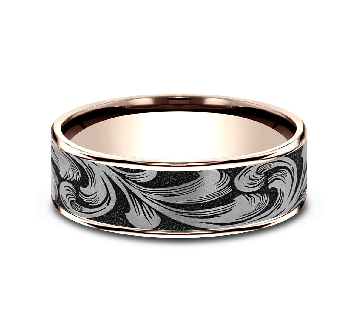 THE BARREL SCRIPT - 14K Rose Gold / Grey/Black Titanium - image 3