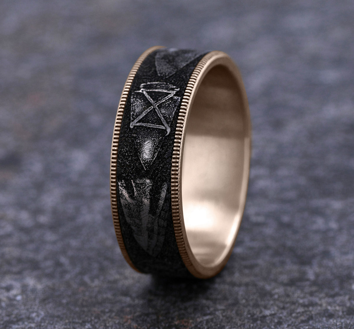 THE ARROWHEAD - 14K Rose Gold / Grey/Black Titanium - image 4
