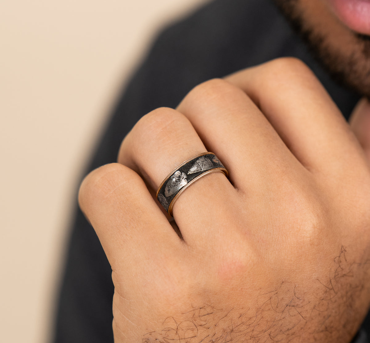 THE ARROWHEAD - 14K Rose Gold / Grey/Black Titanium - image 5