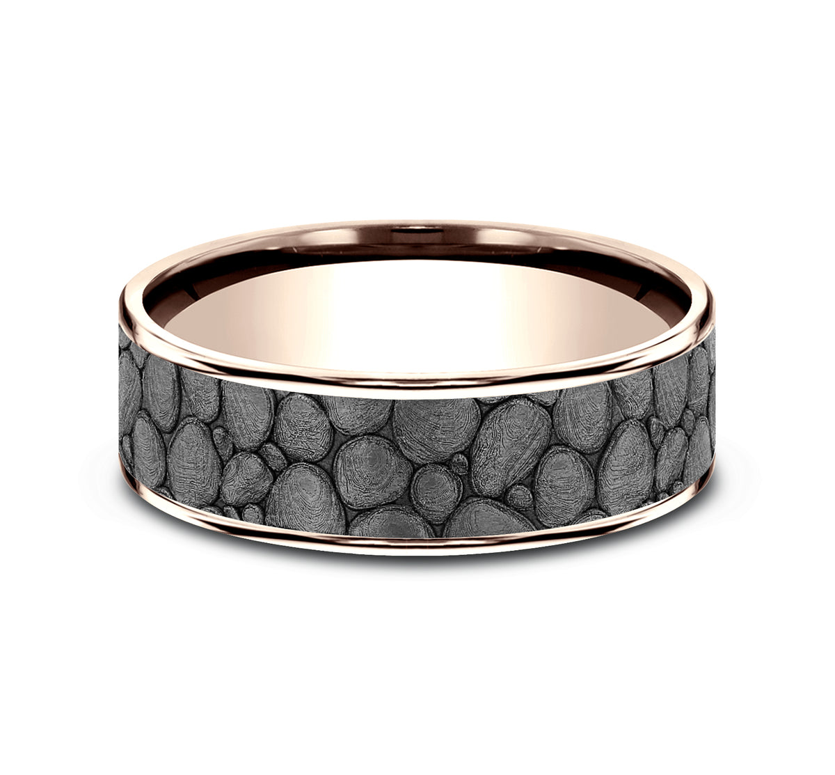 THE RIVER ROCK - 14K Rose Gold / Grey Tantalum - image 3