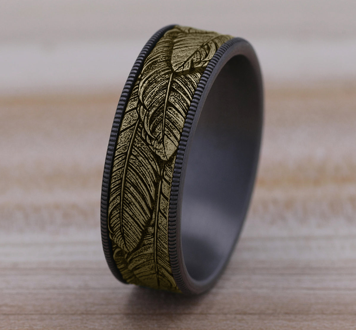 THE COVEY - Grey Tantalum / 14K Yellow Gold - image 4