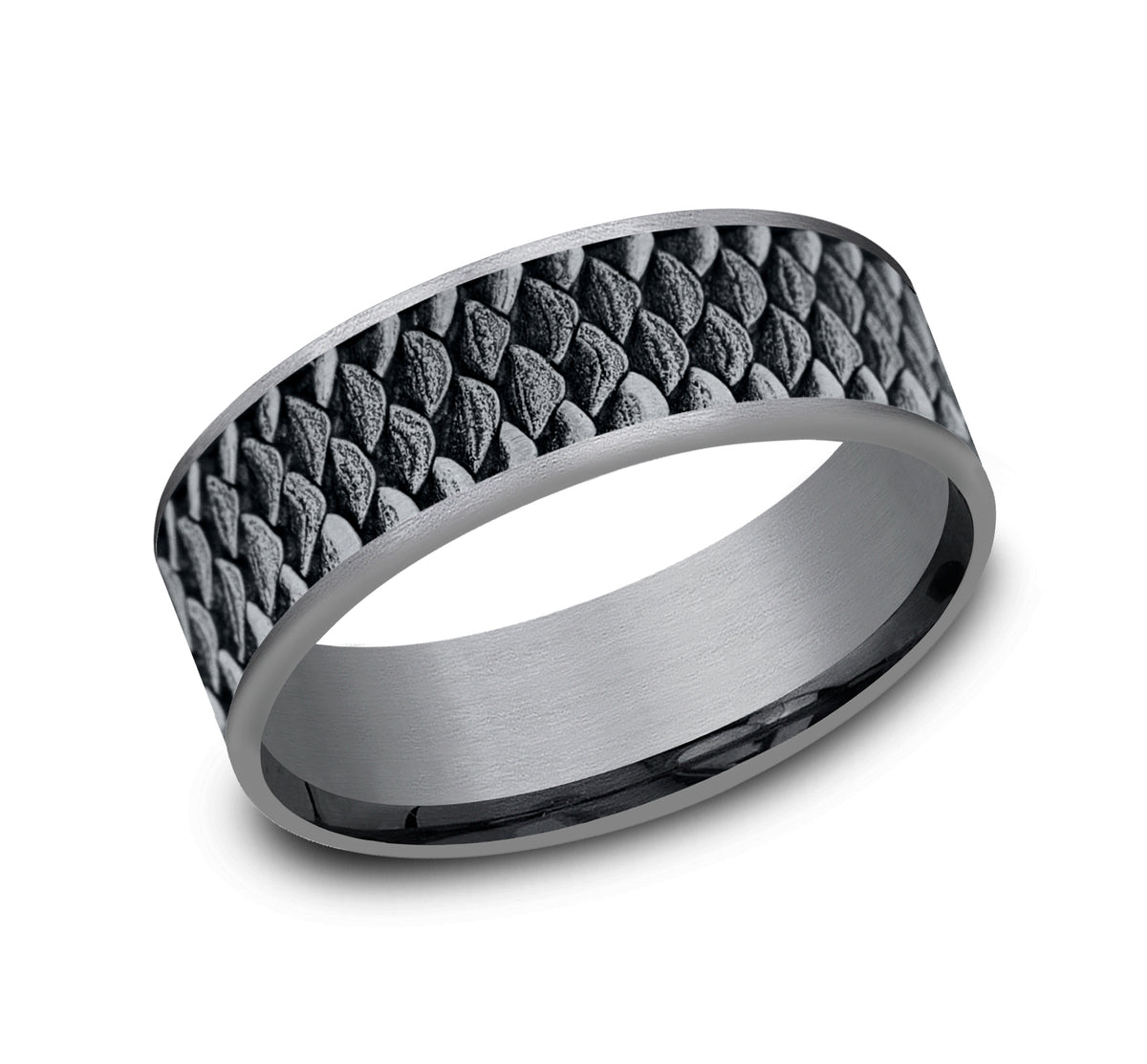 THE ANGLER - Grey Tantalum / 14K White Gold