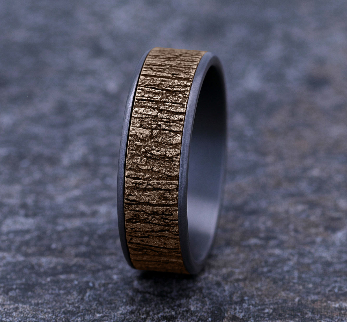 THE HAZEL - Grey Tantalum / 14K Rose Gold - image 4