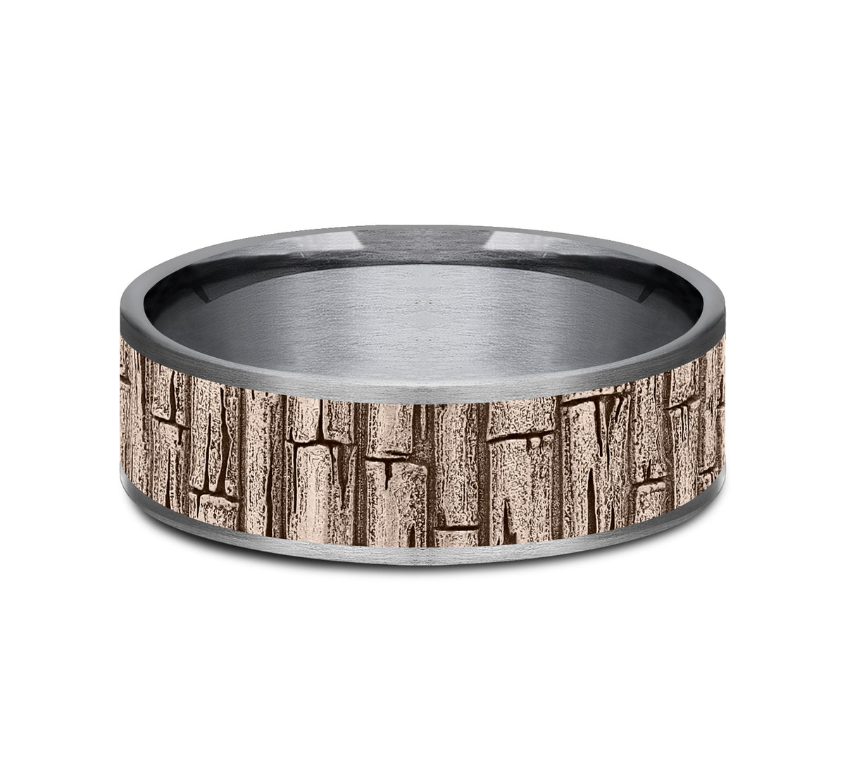 THE BAMBOO - Grey Tantalum / 14K Rose Gold - image 3