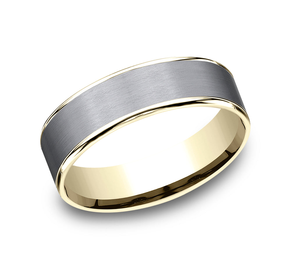 THE REMBRANDT - 14K Yellow Gold / Grey Tantalum