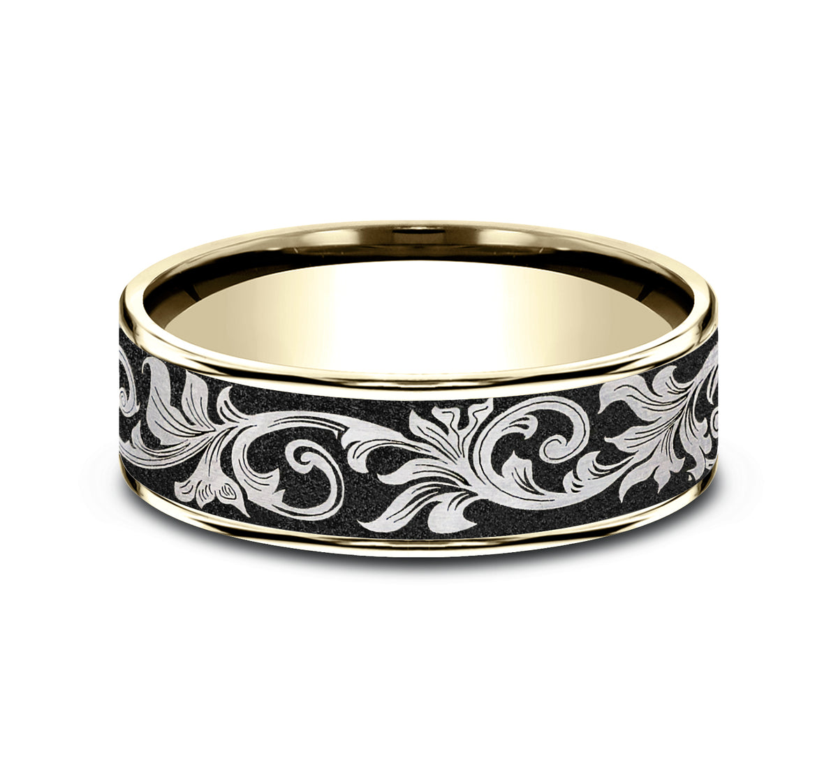 THE PRINCE - 14K Yellow Gold / Grey/Black Titanium - image 3