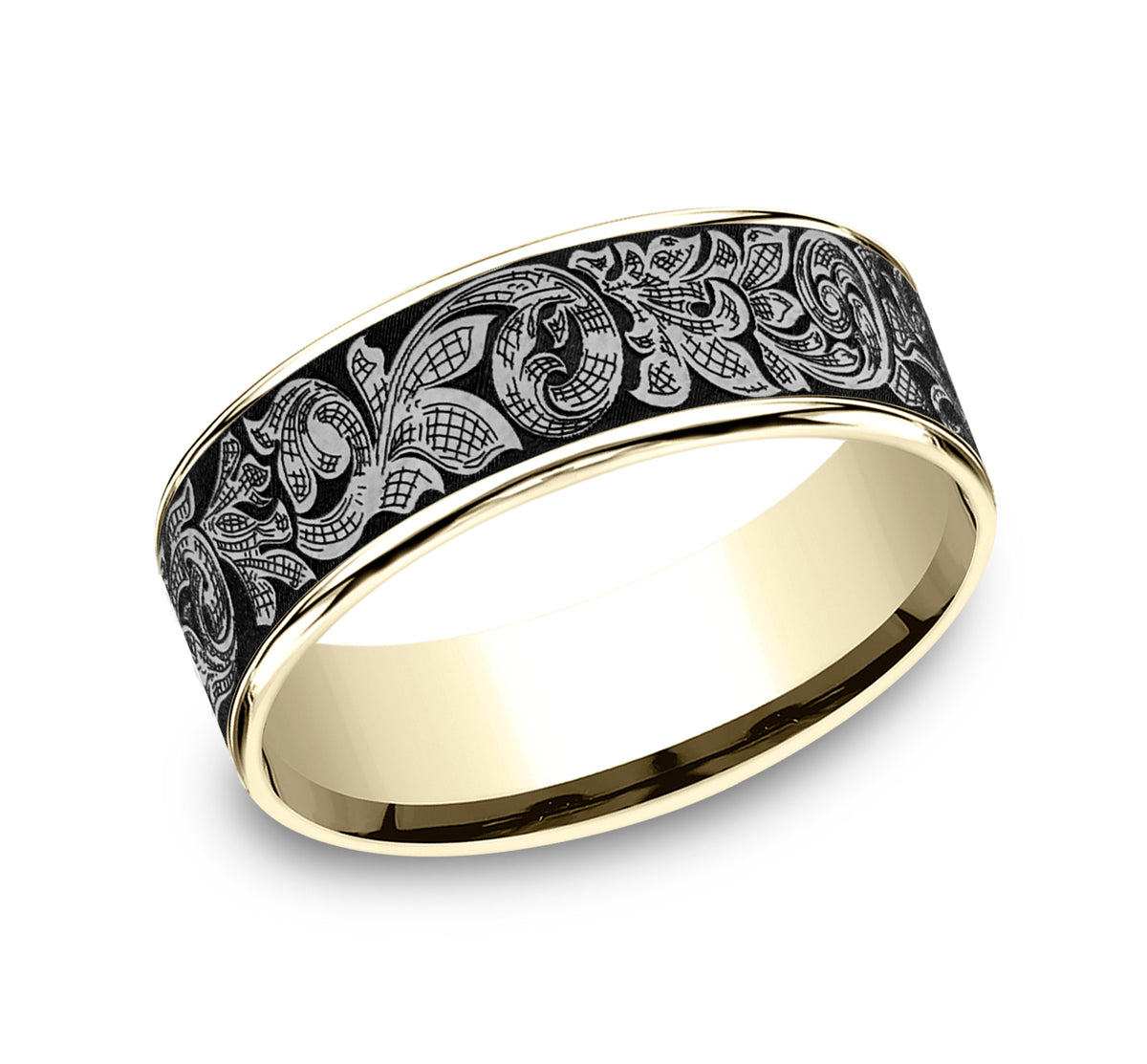 THE EMBASSY - 14K Yellow Gold / Grey Tantalum