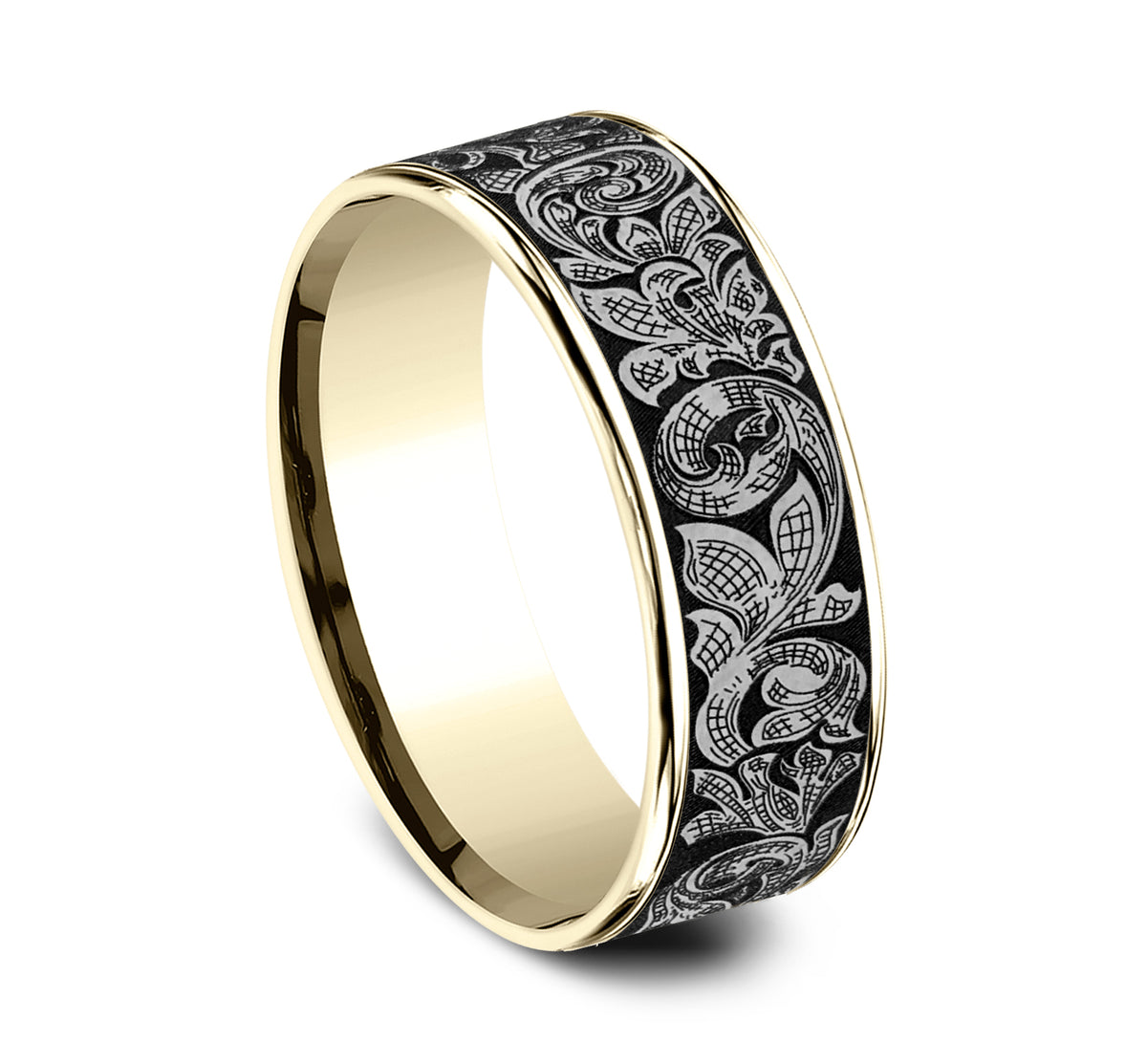 THE EMBASSY - 14K Yellow Gold / Grey Tantalum - image 2