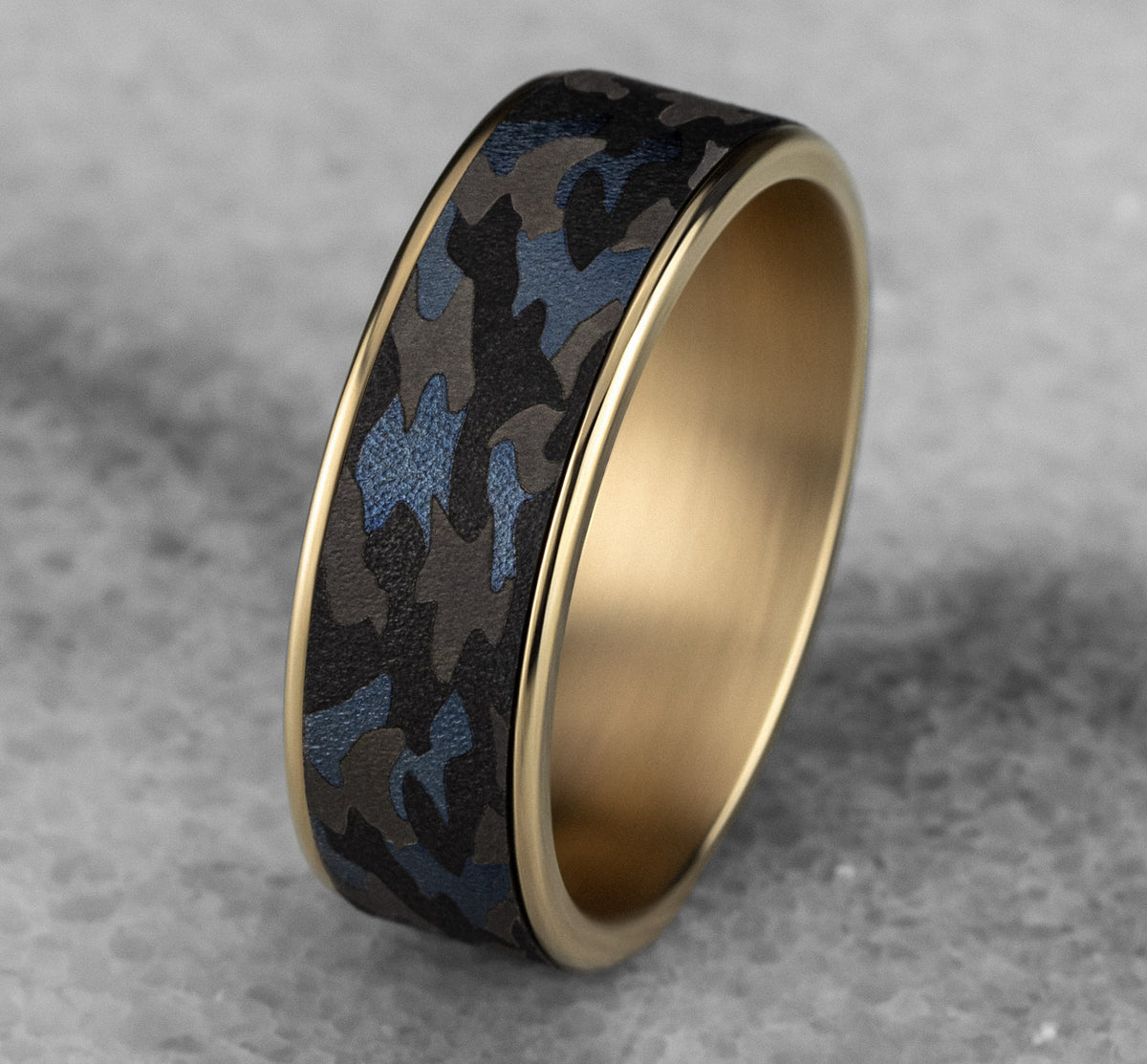 THE PATRIOT - 14K Yellow Gold / Grey Tantalum - image 4