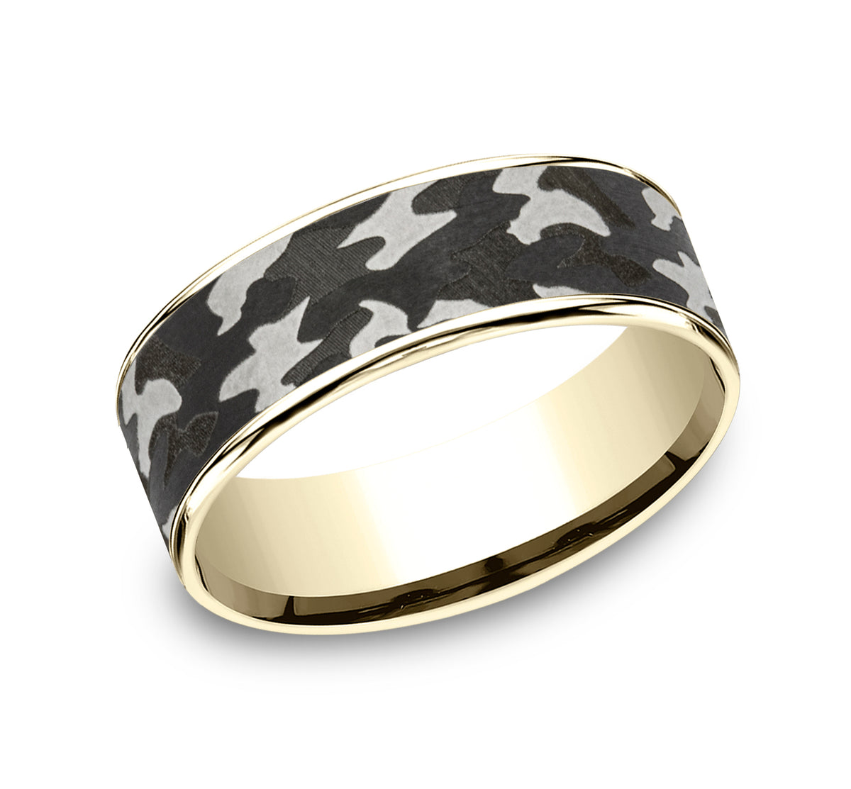 THE REBEL - 14K Yellow Gold / Grey Tantalum