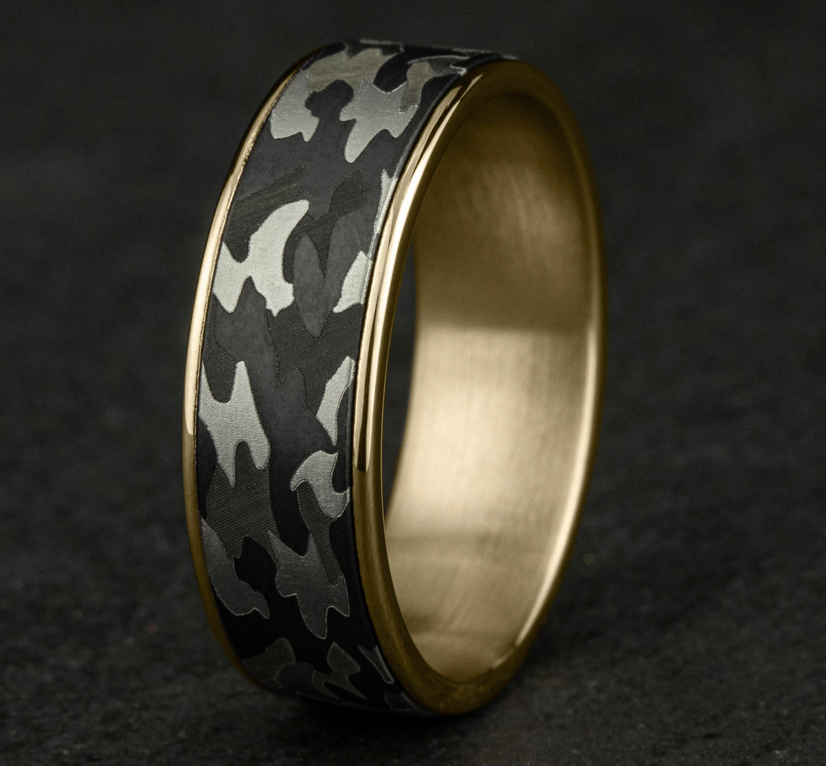 THE REBEL - 14K Yellow Gold / Grey Tantalum - image 4