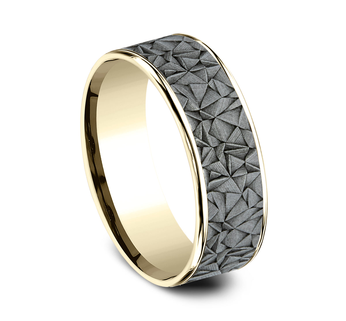 THE GALLERY - 14K Yellow Gold / Grey Tantalum - image 2
