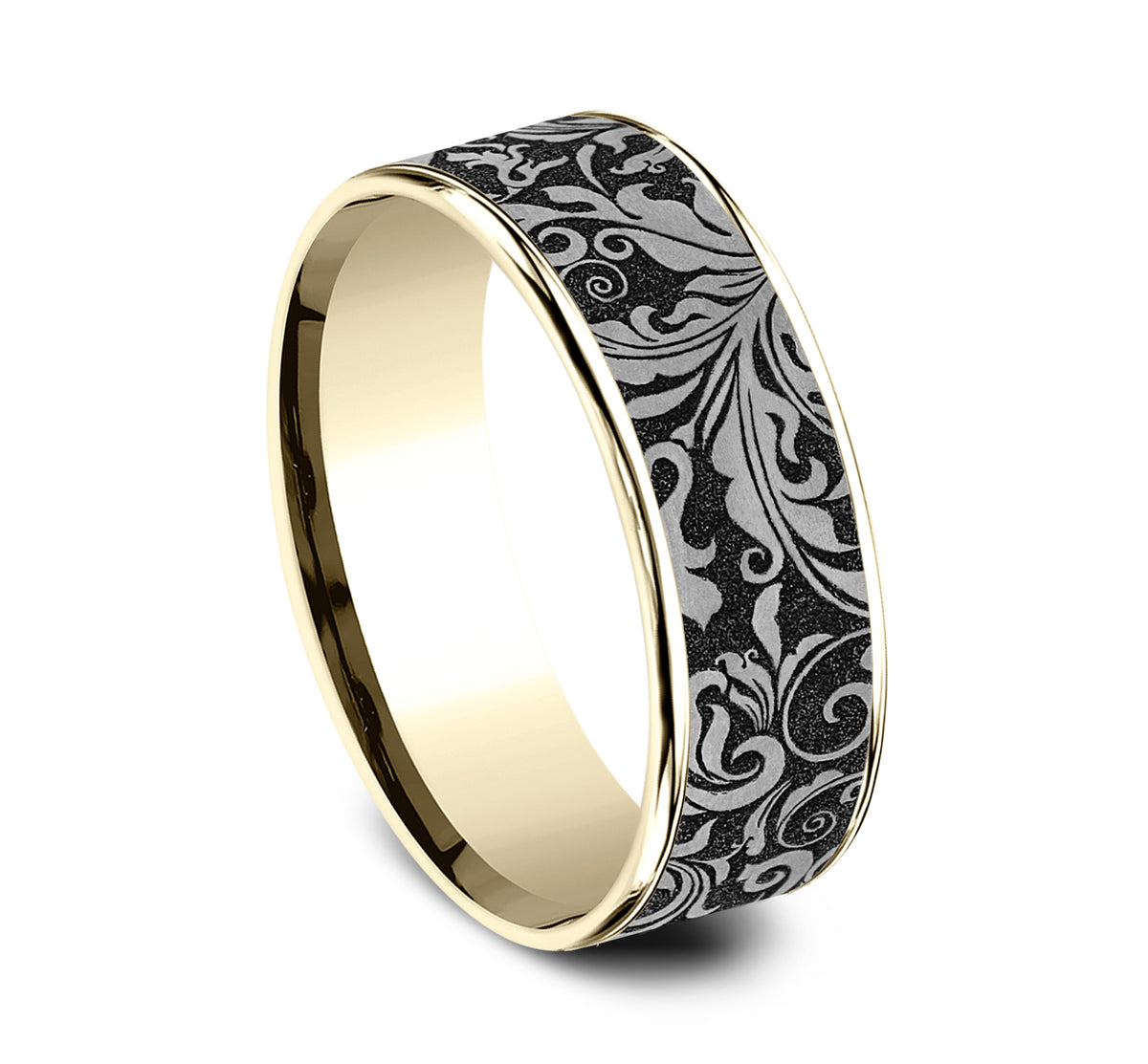 THE VINE - 14K Yellow Gold / Grey/Black Titanium - image 2