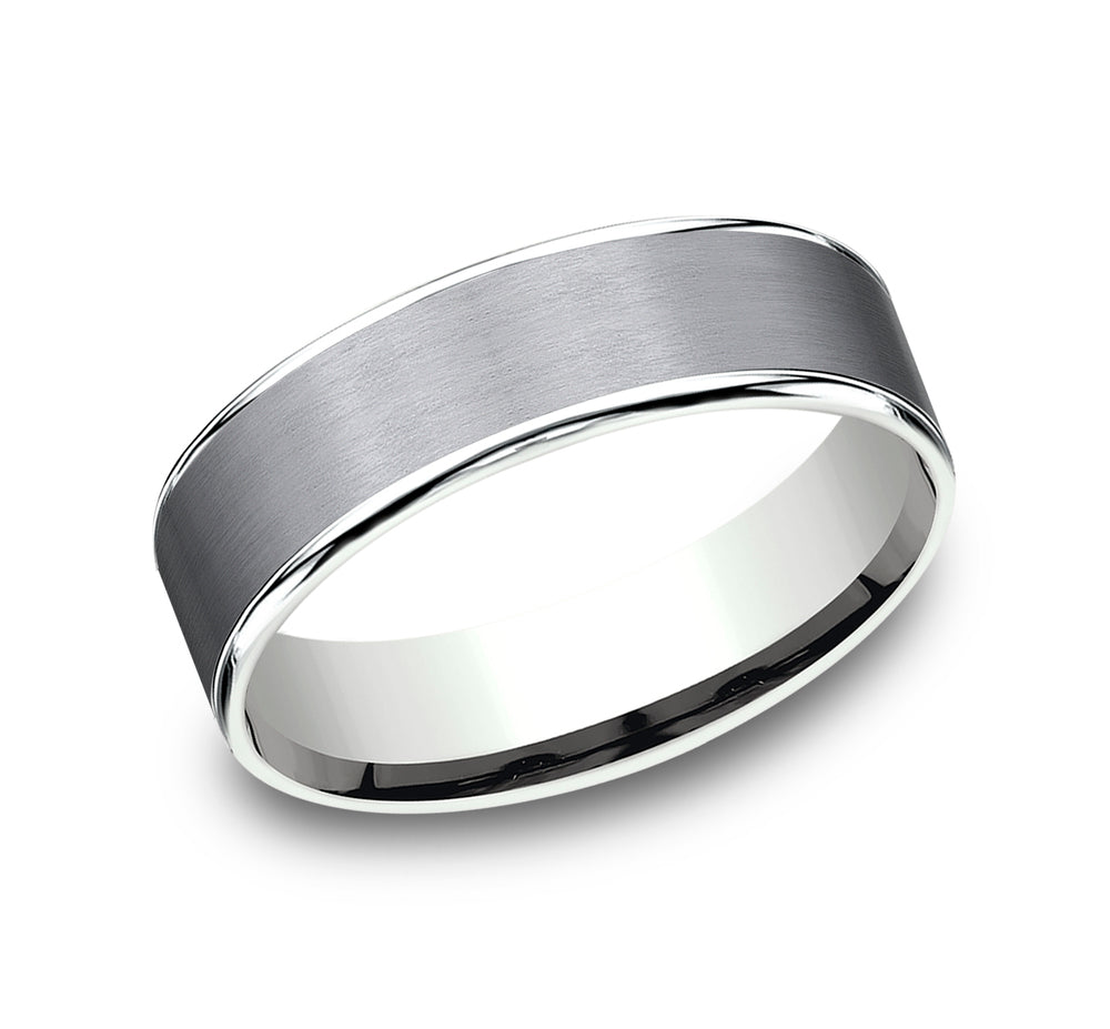 THE REMBRANDT - 14K White Gold / Grey Tantalum
