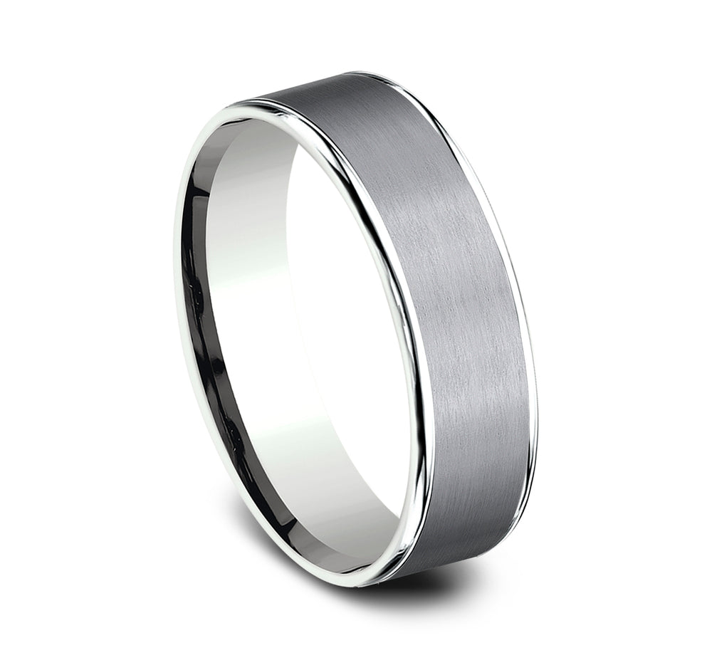 THE REMBRANDT - 14K White Gold / Grey Tantalum - image 2