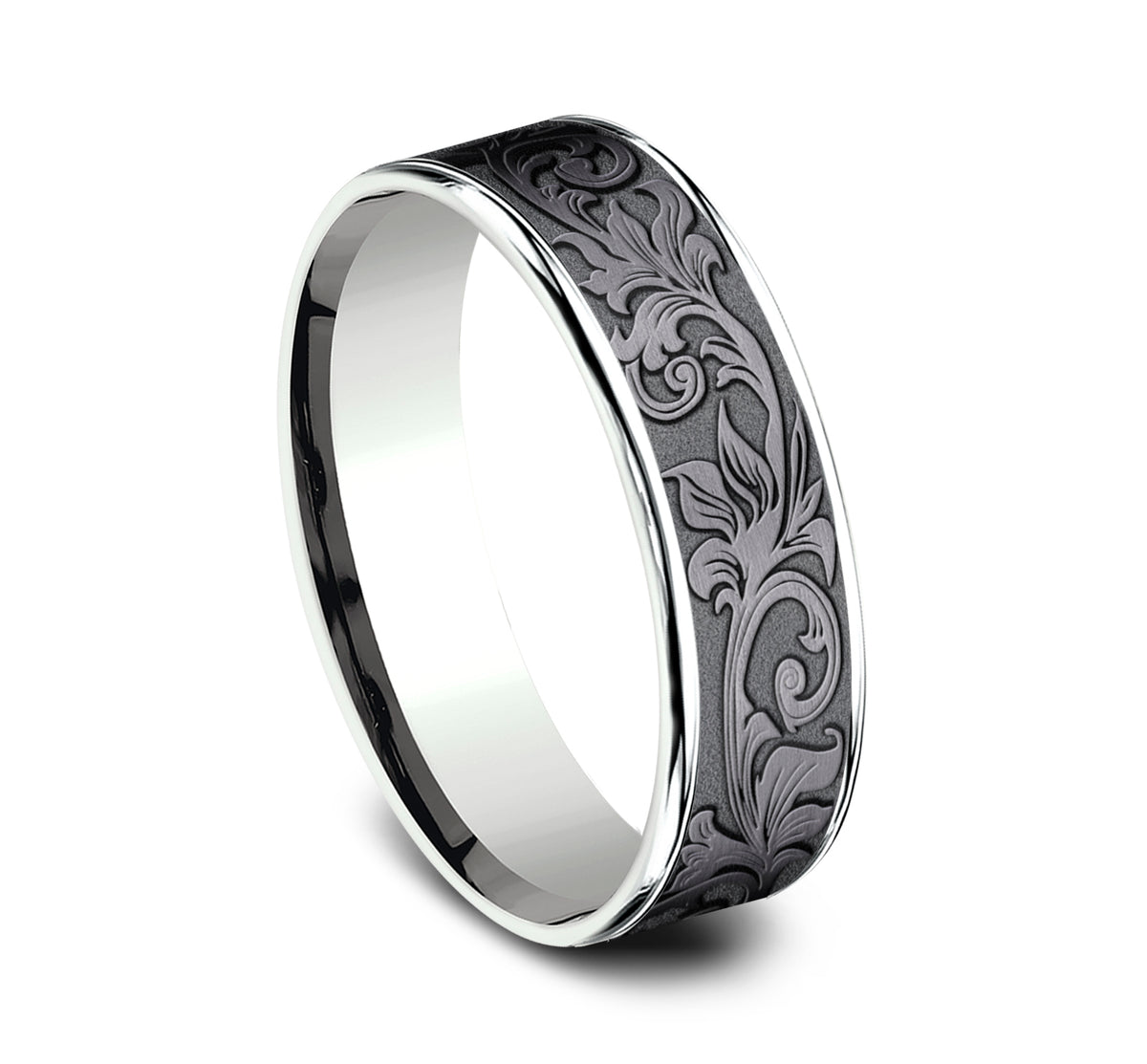 THE PRINCE - 14K White Gold / Darkened Tantalum - image 2