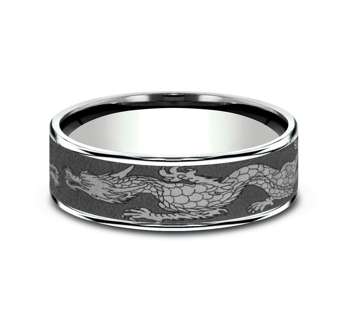 THE PROTECTOR - 14K White Gold / Darkened Tantalum - image 3
