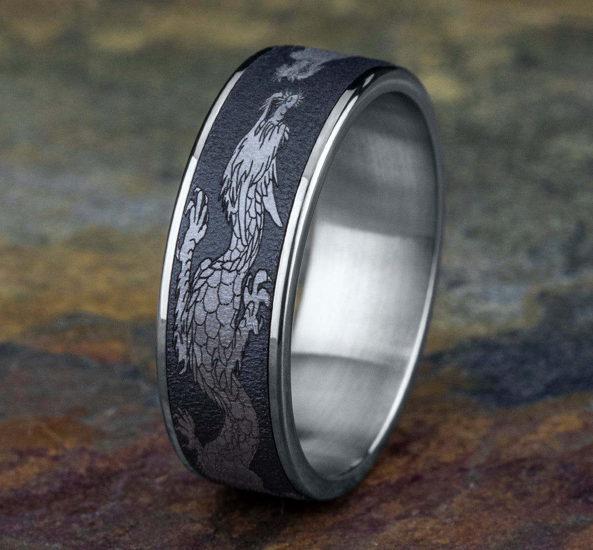 THE PROTECTOR - 14K White Gold / Darkened Tantalum - image 4
