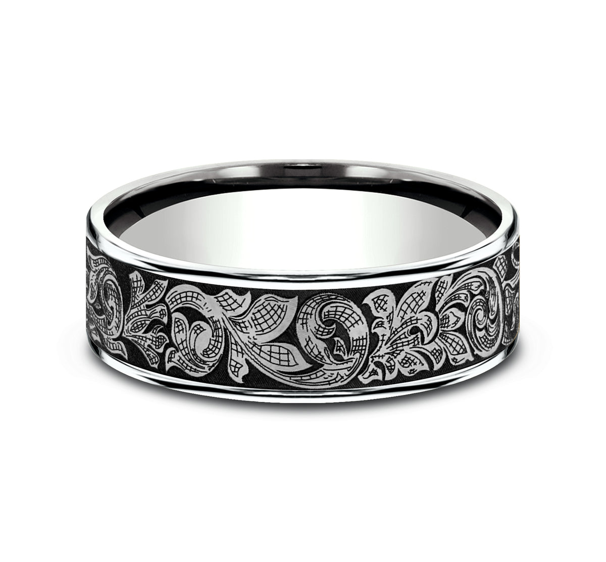 THE EMBASSY - 14K White Gold / Grey Tantalum - image 3