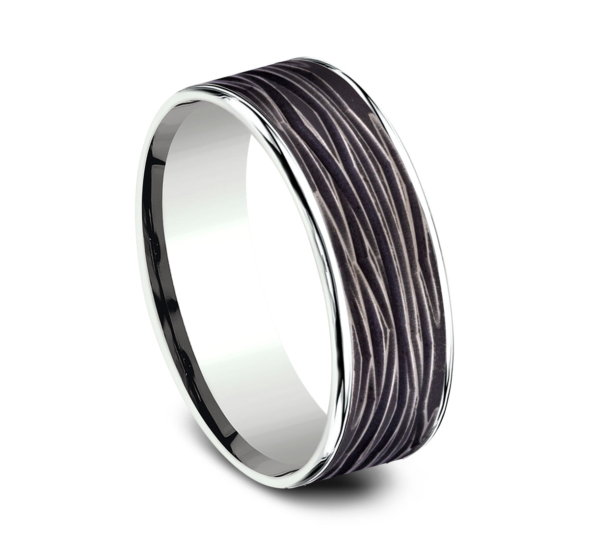 THE DRYAD - 14K White Gold / Black Titanium - image 2