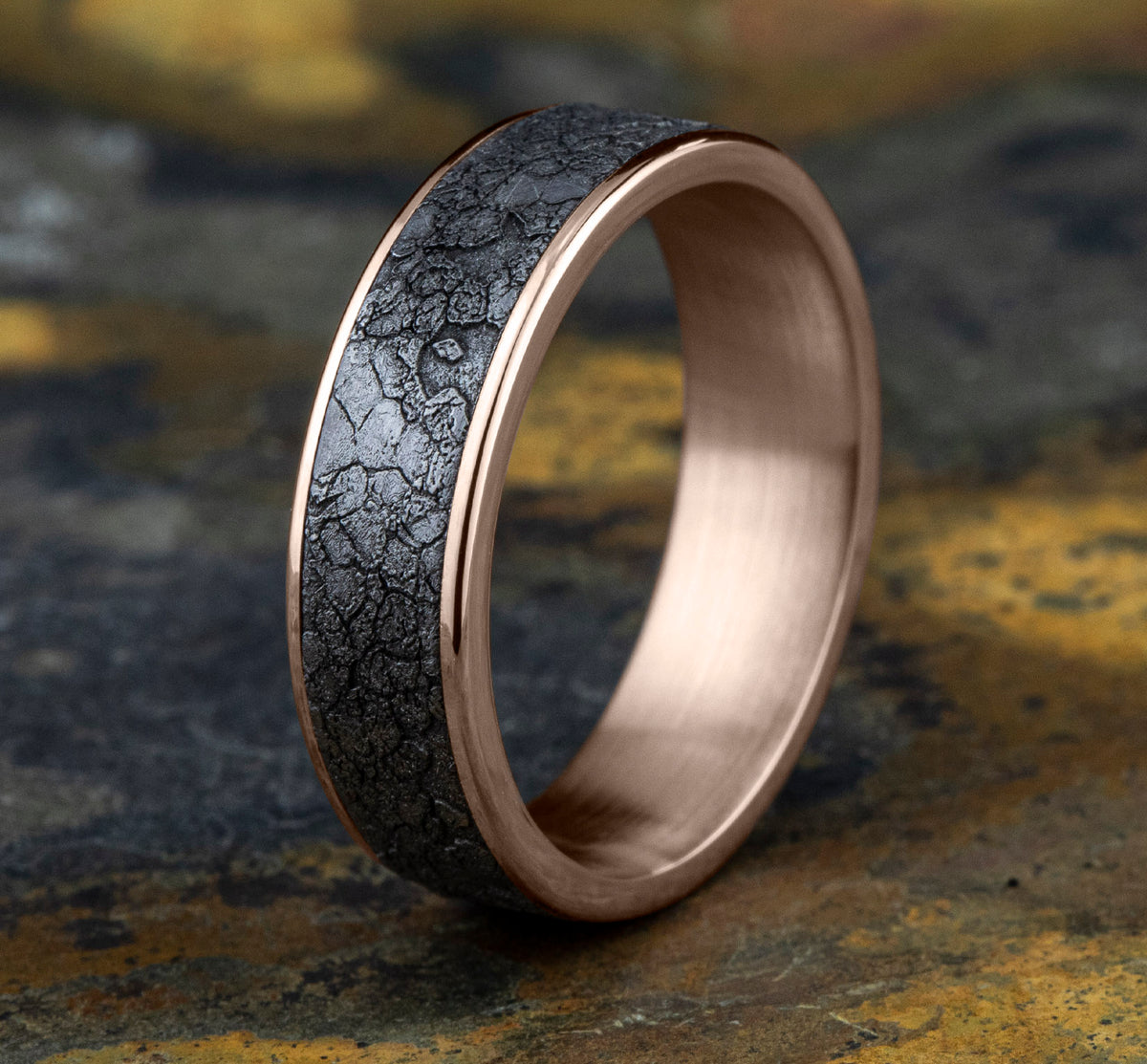 THE RUBBLE - 14K Rose Gold / Grey Tantalum - image 4