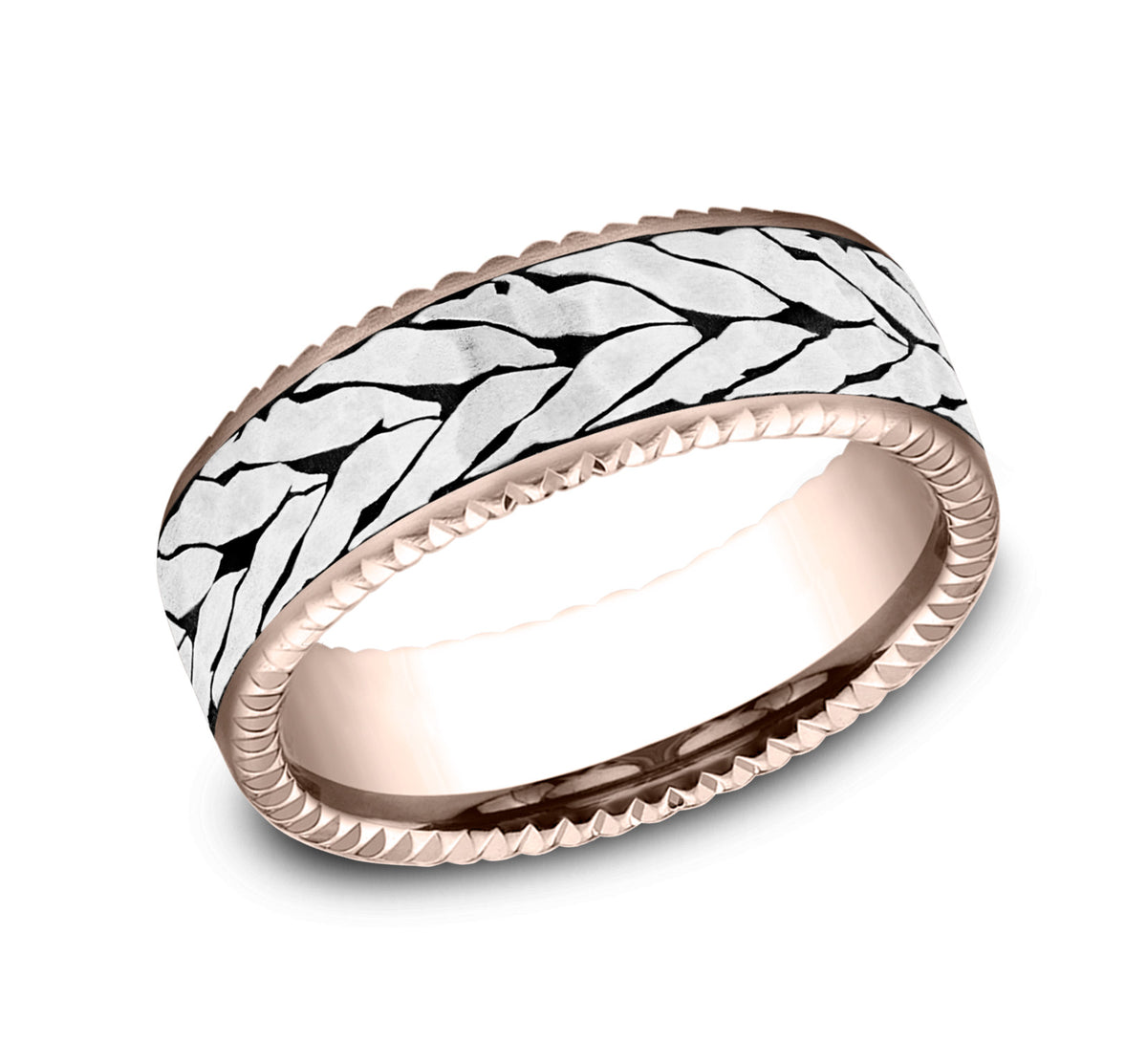THE AXIS - 14K Rose Gold / Grey-Black Titanium