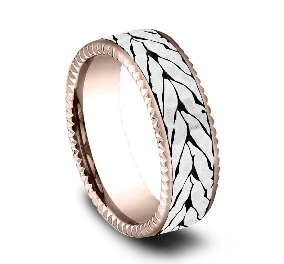 THE AXIS - 14K Rose Gold / Grey-Black Titanium - image 2