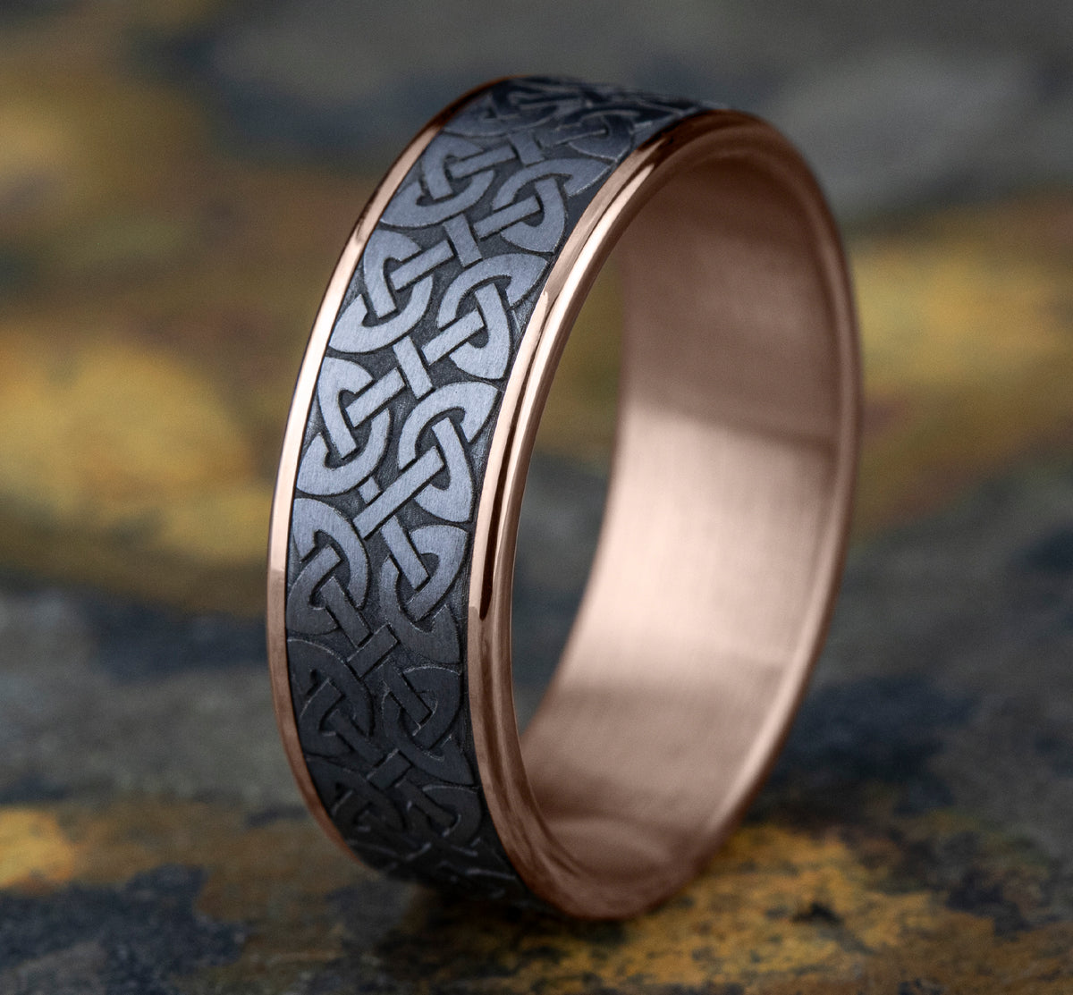THE BLARNEY - 14K Rose Gold / Grey Tantalum - image 4