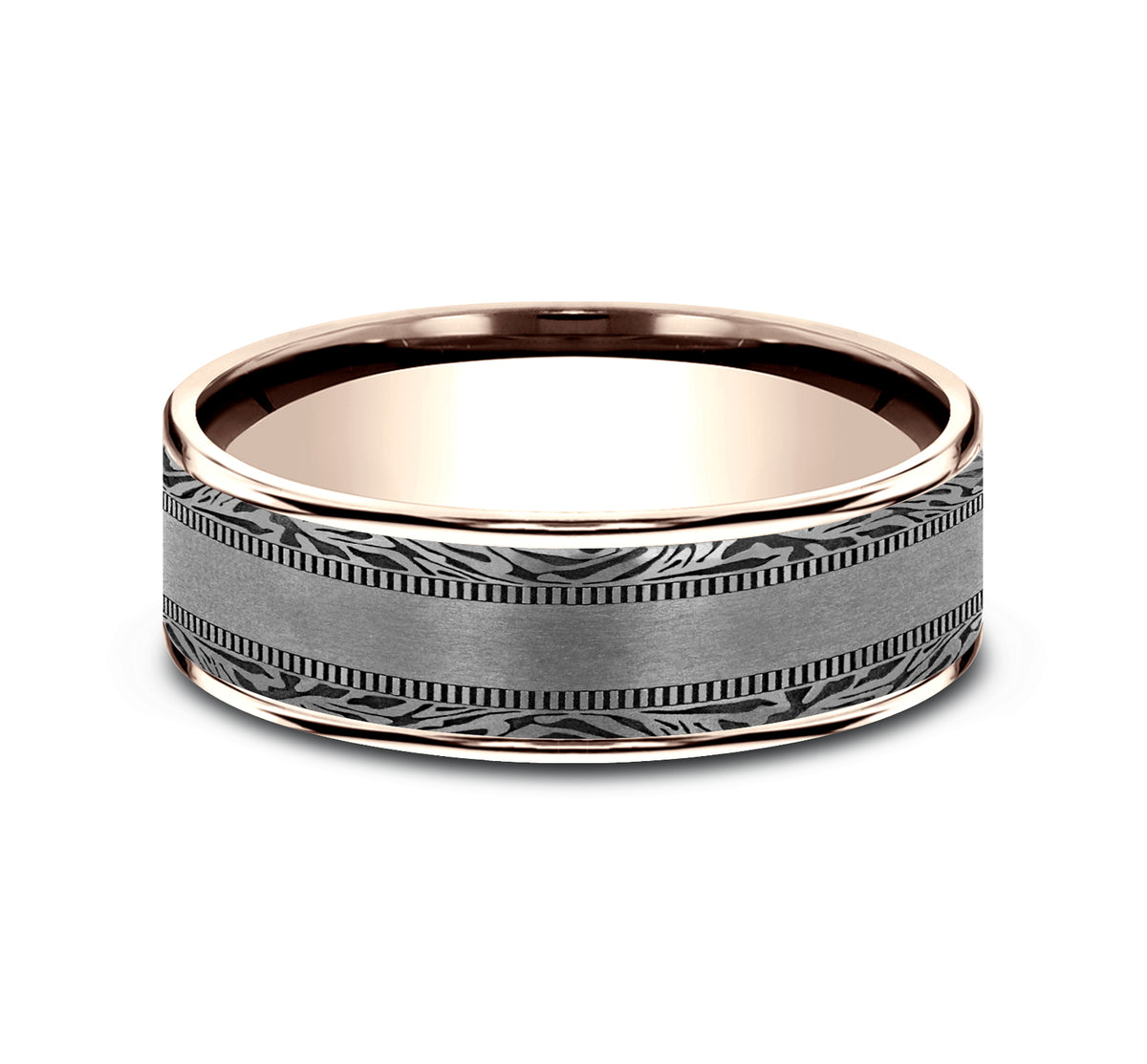 THE EDGE - 14K Rose Gold / Grey Tantalum - image 3