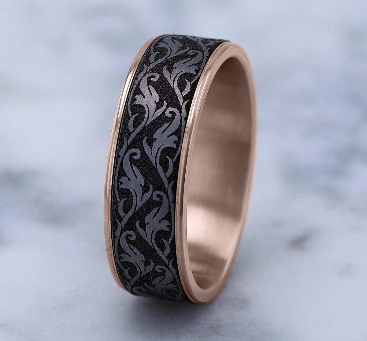 THE IVY - 14K Rose Gold / Grey Tantalum - image 4