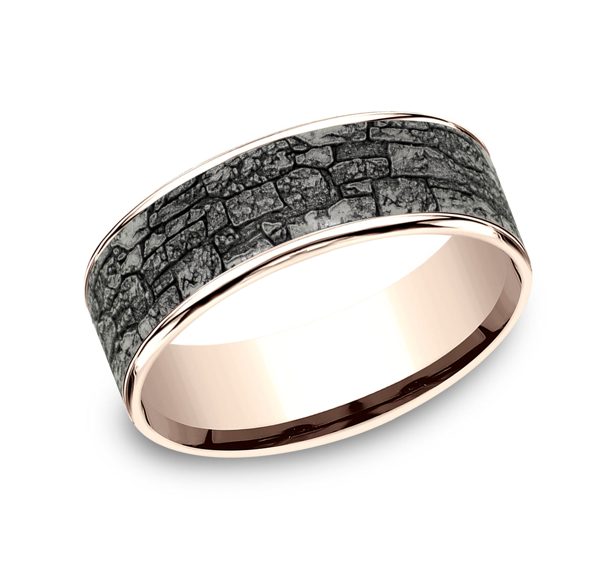 THE JACKSON - 14K Rose Gold / Grey Tantalum