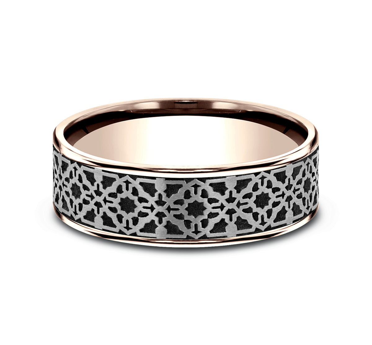 THE AZTEC - 14K Rose Gold / Grey/Black Titanium - image 3