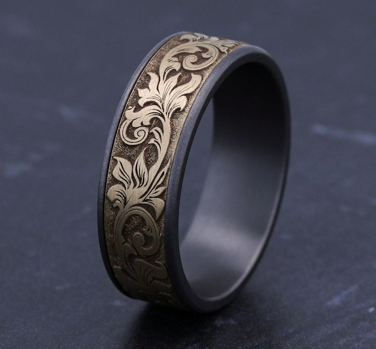 THE PRINCE - Grey Tantalum / Yellow Gold - image 4