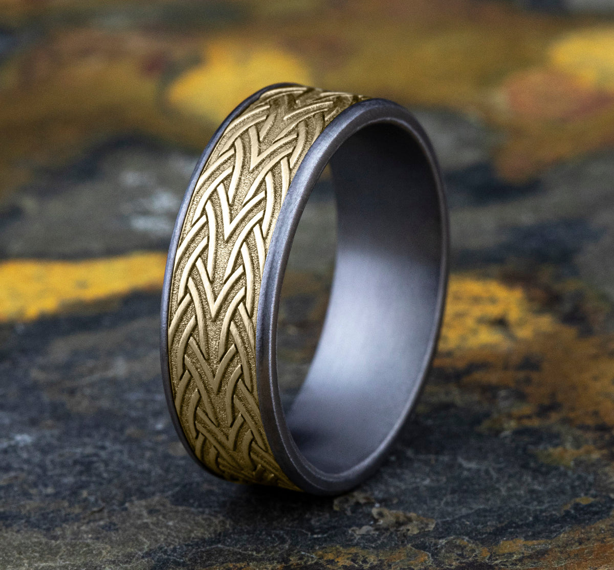 THE WATERFORD - Grey Tantalum / 14K Yellow Gold - image 4