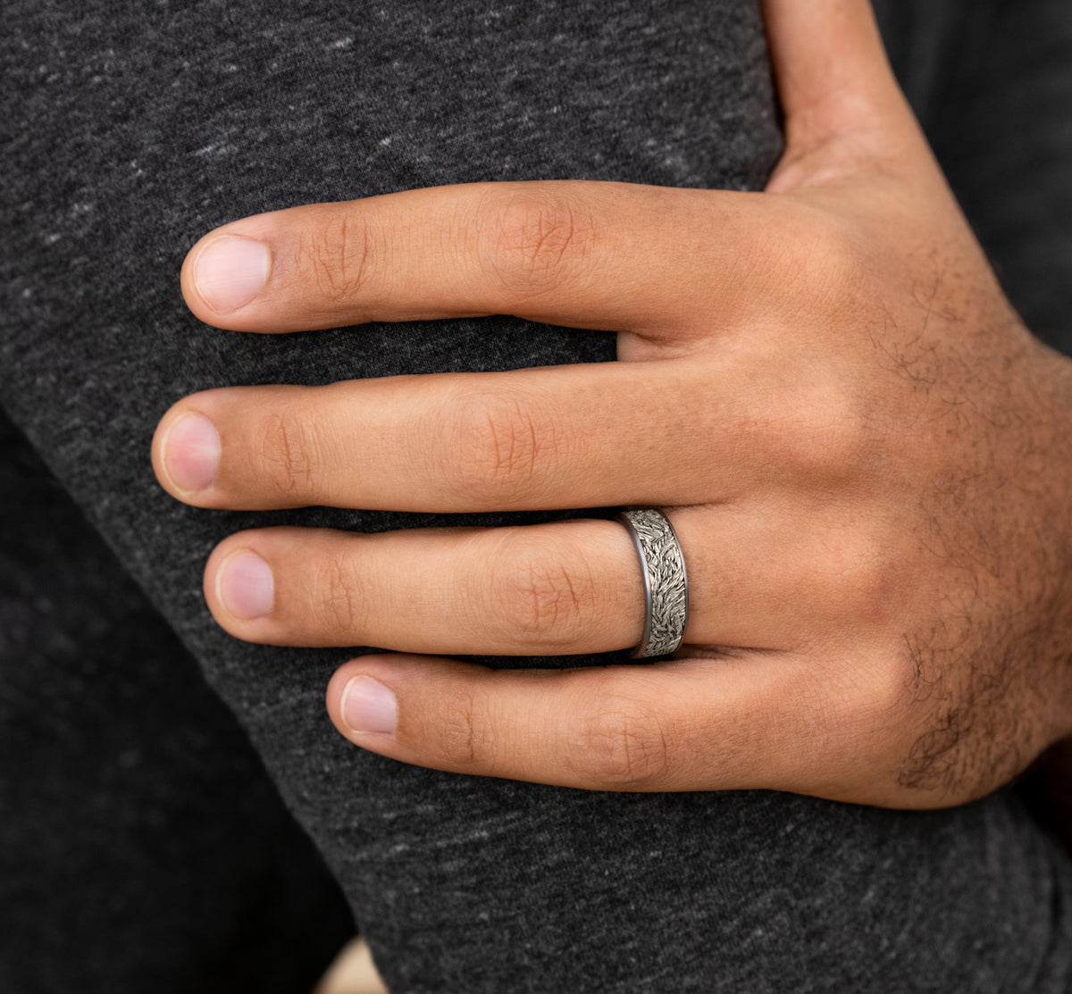 The Tamlin - Grey Tantalum / 14K White - image 5