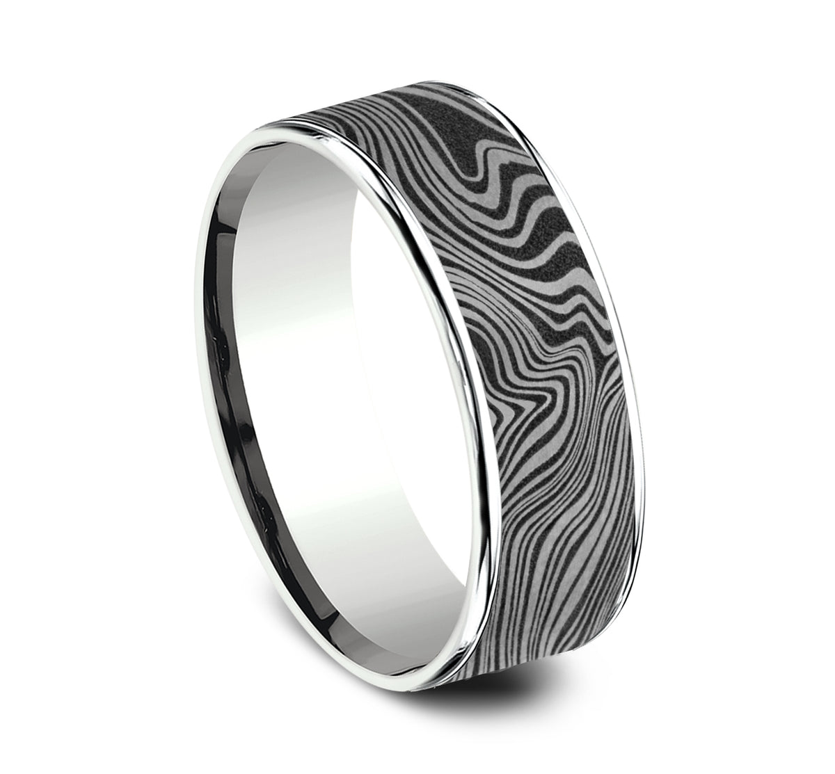 THE MARBLE - 14K White Gold / Grey Tantalum - image 2